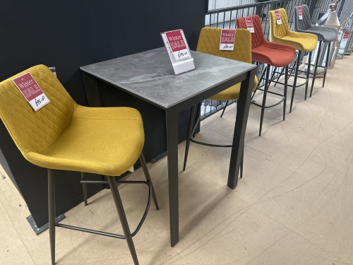 Sienna Sintered Stone Square Bar table 