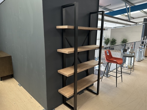 Telford Smoked Oak Shelf Unit