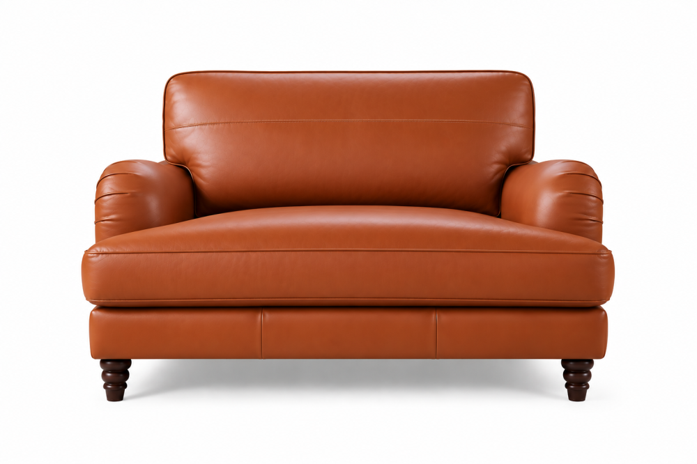 Harmby Leather Love Chair