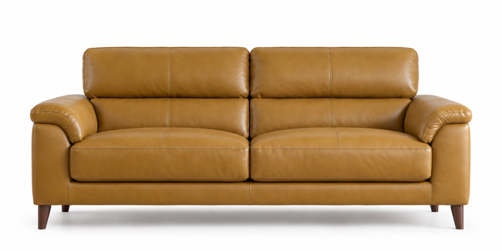 Antonelli Leather 3 Seat Sofa - Static