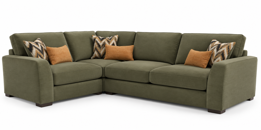 Filey Fabric L Shaped Corner Group