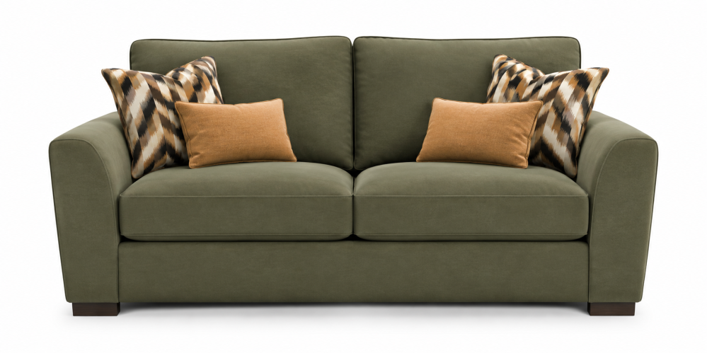 FIley Fabric 3 Seat Sofa