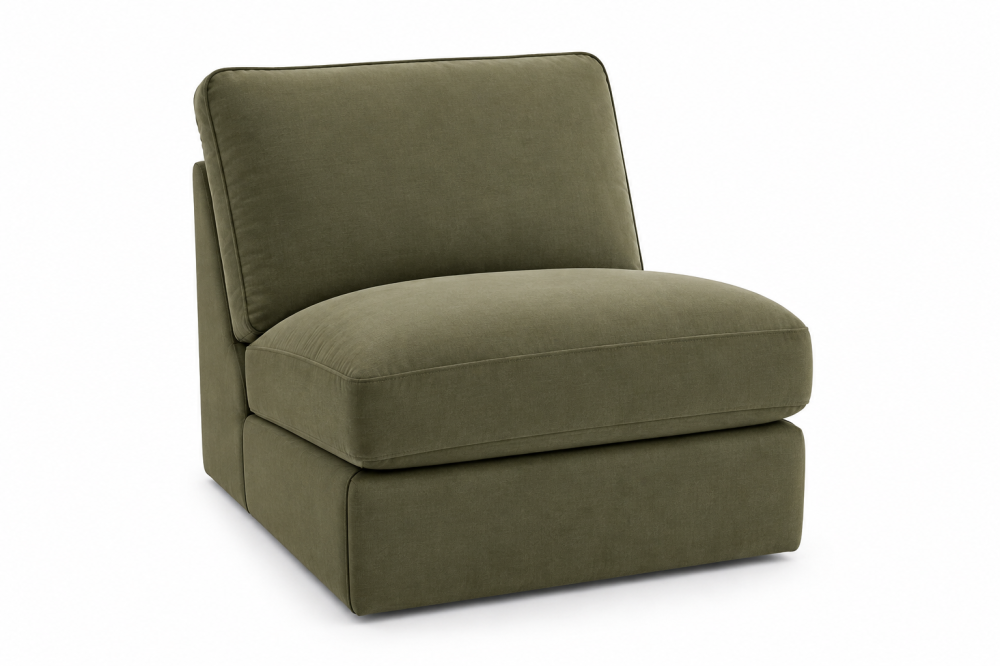 Filey Fabric Armless Unit
