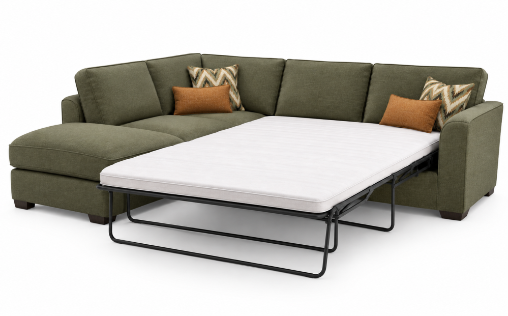 Filey Fabric Corner Chiase Sofa Bed