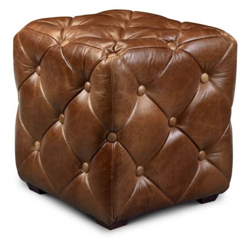Heritage Buttoned Footstool