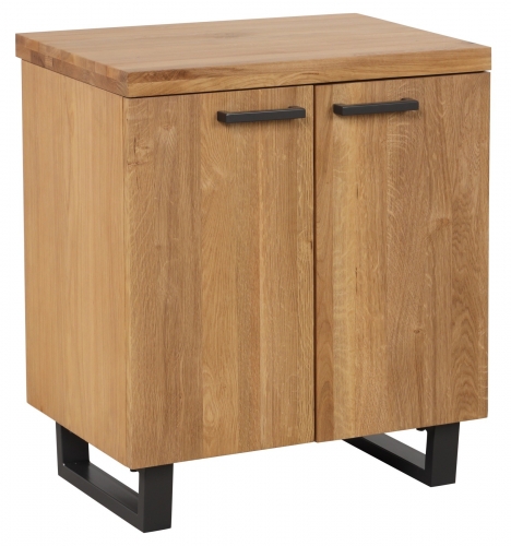 Telford Industrial Oak 2 Door Cabinet 