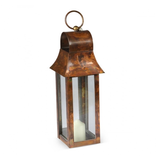 Small Tonto lantern - Burnished Copper Finish