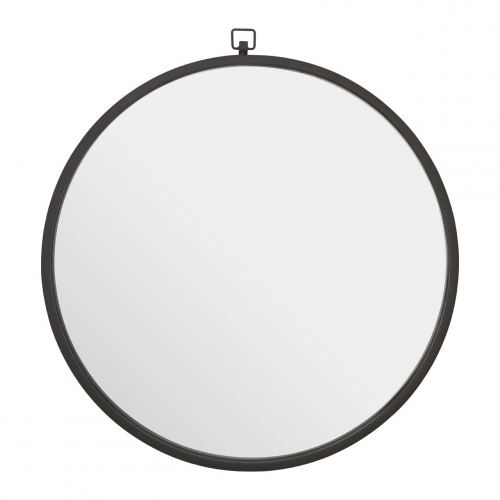 Black Round Wall Mirror