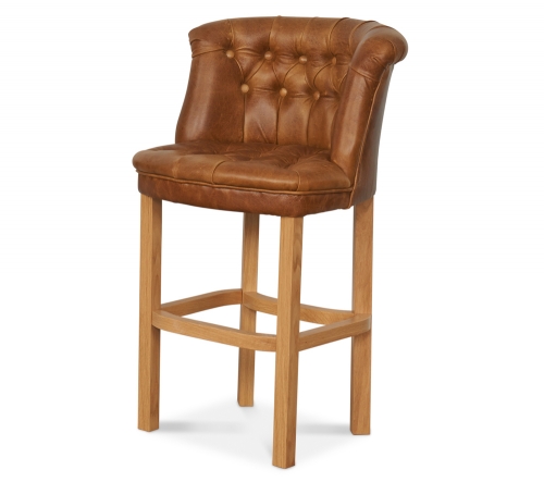 Heritage Grand Barstool - Full Leather