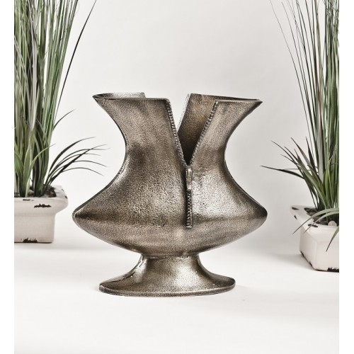 Bronze Zip Vase
