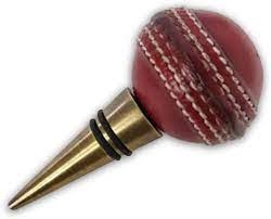 Cricket Ball Bottle Stopper