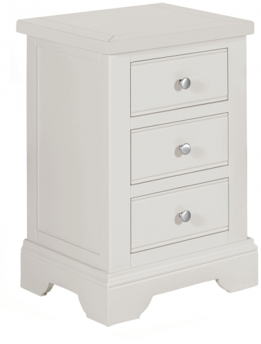 Ascot Grey 3 Drawer Bedside