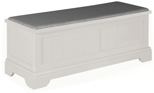 Ascot Grey Ottoman