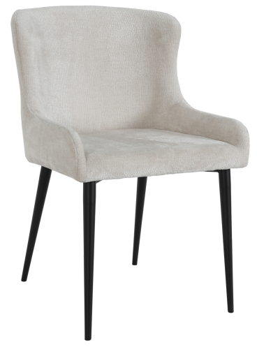 Chicago Upholstered Dining Chair - Cream