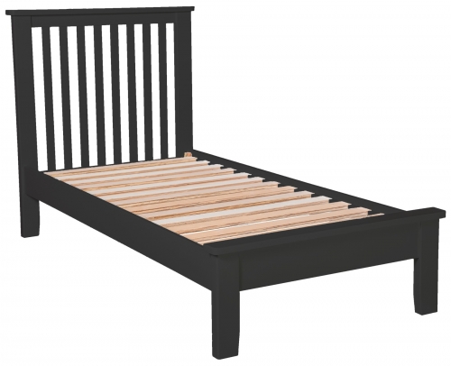 Hereford Charcoal 3'0 Single Bed