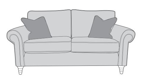 Tanfield Fabric 2 Seat Sofa