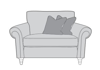 Tanfield Fabric Love Chair