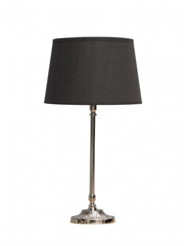 Gravure Silver Table Lamp