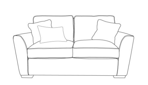 Filey Fabric 2 Seat Sofa