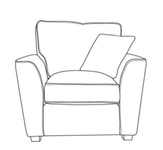 FIley Fabric Armchair