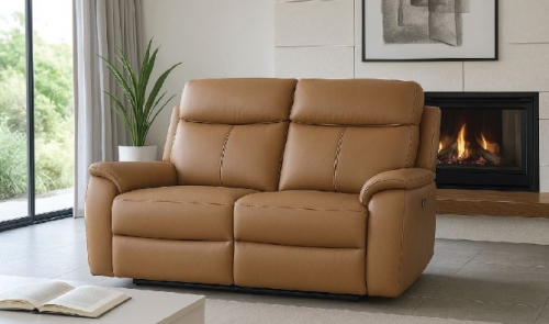 Florence 2 Seat Leather Recliner