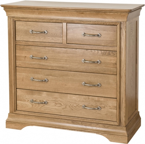 Rochelle French Oak 2 Over 3 Chest