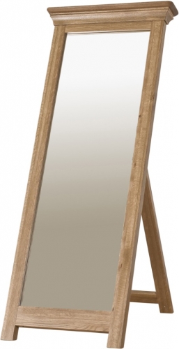 Rochelle French Oak Cheval Mirror