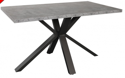 Telford Industrial Stone Effect 135cm Compact Dining table
