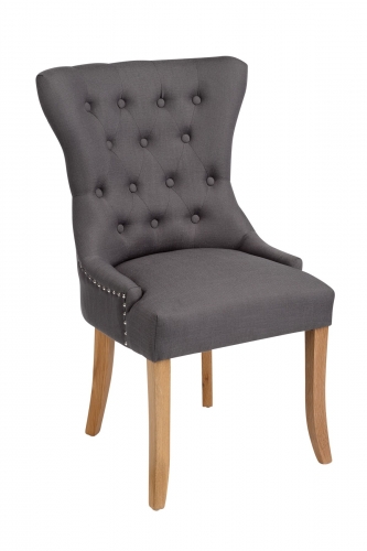 Regency Dining Chair In Slate Fabric