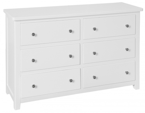 Hereford White 6 Drawer Chest