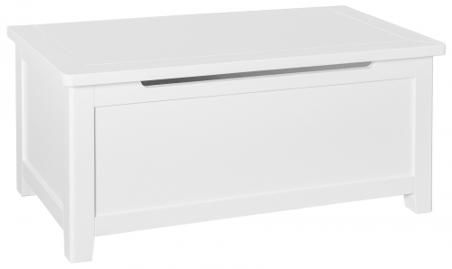 Hereford White Blanket Box