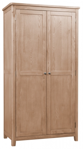 Hereford Oak 2 Door Wardrobe