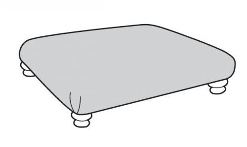 Howarth Fabric Footstool