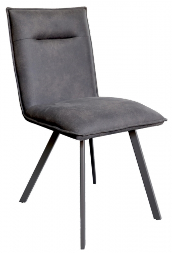 Manhattan Industrial Fabric Dining Chair - Star Base