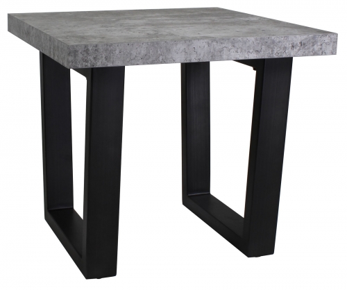 Telford Industrial Stone Effect Lamp Table