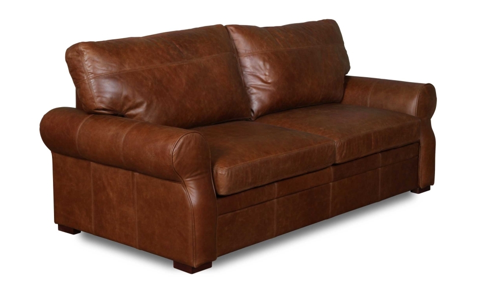 Rhodes 4 Seat Leather Sofa, Furniture Traders of Thirsk
