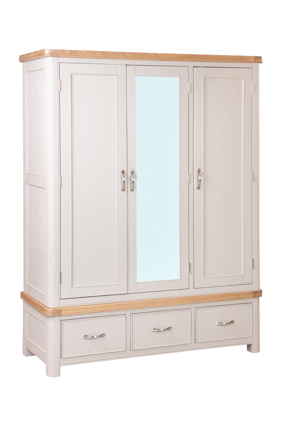 Brooklyn rustic oak single wardrobe