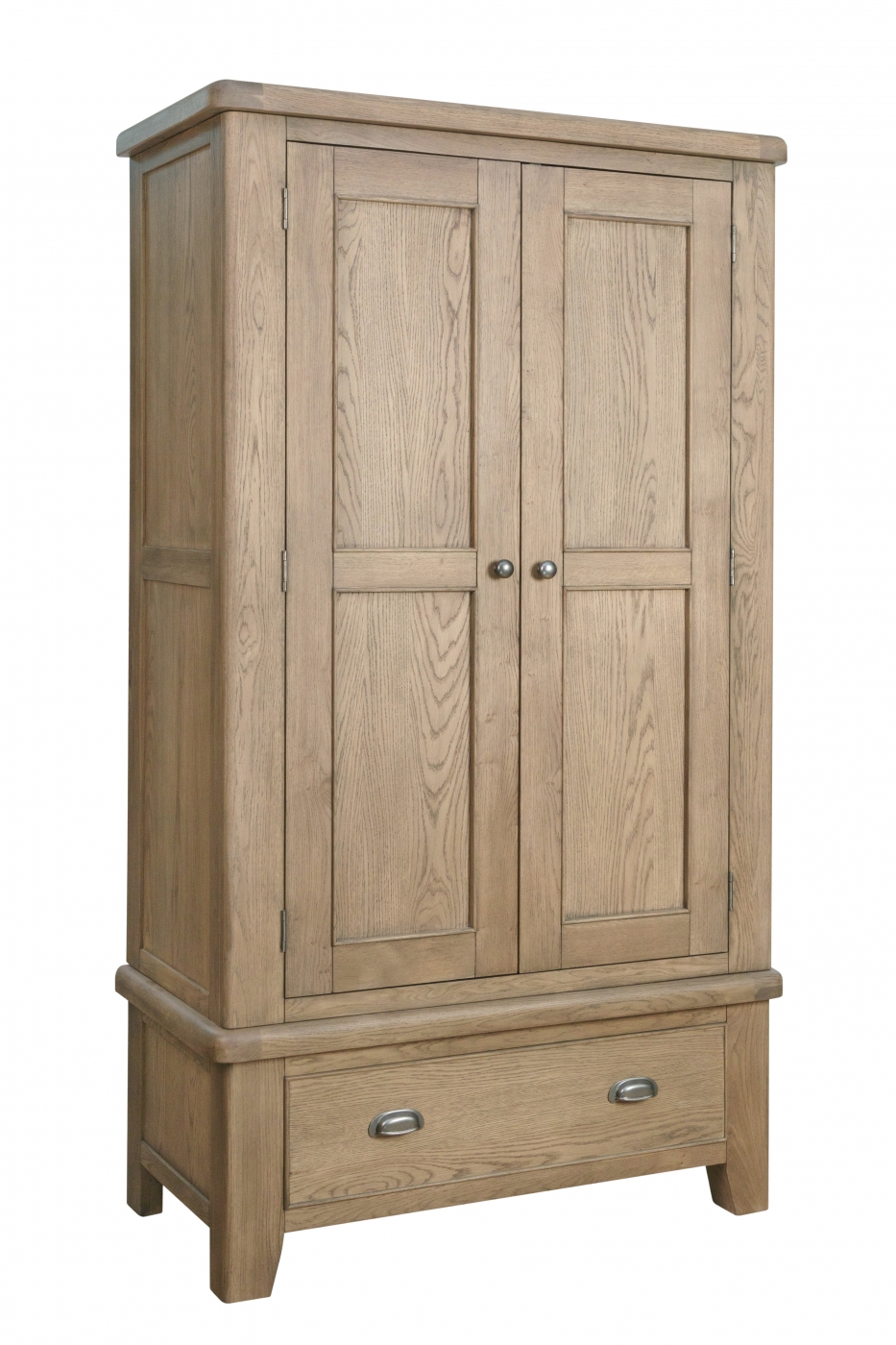 Brooklyn rustic oak single wardrobe