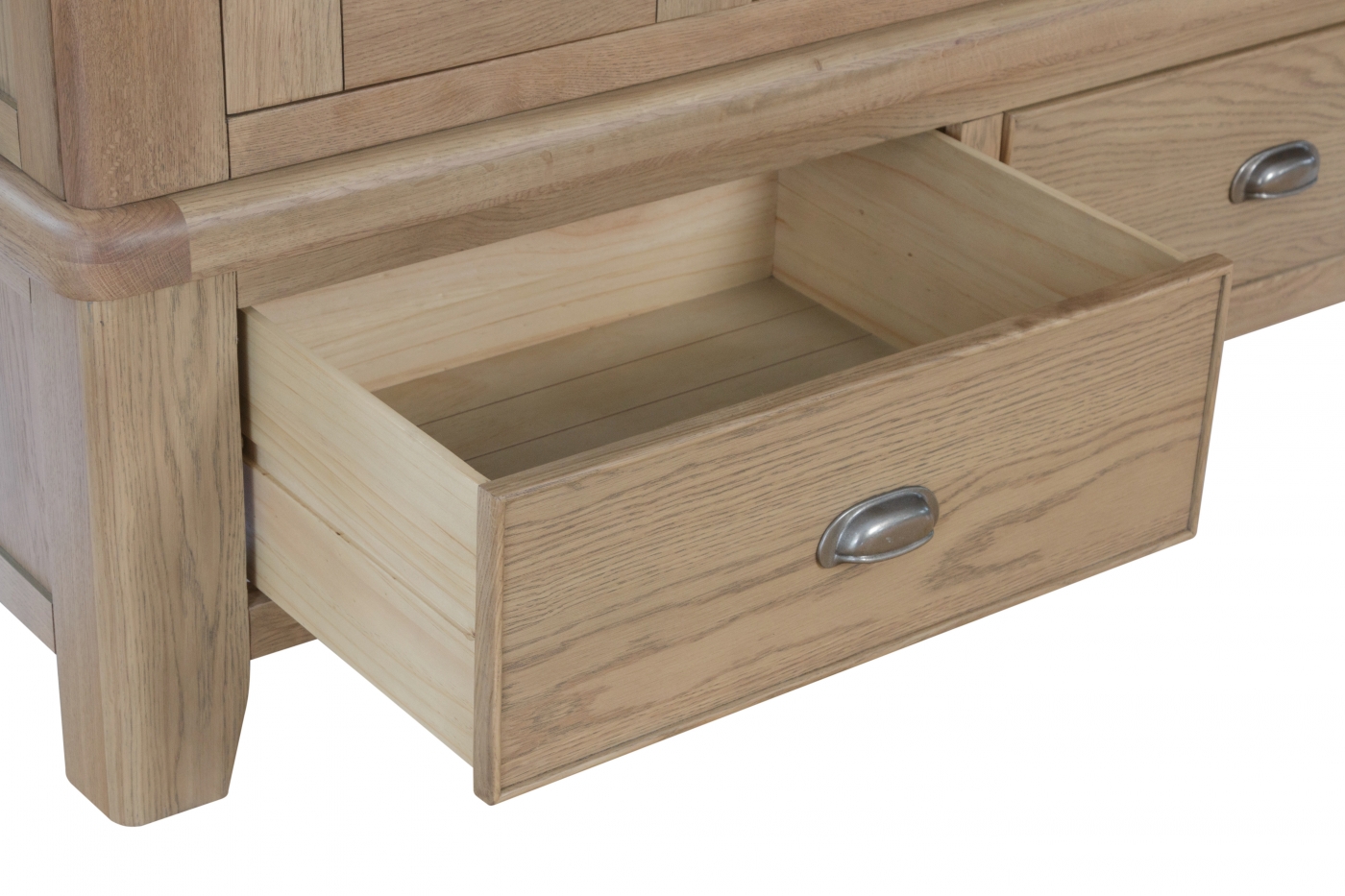 Brooklyn rustic oak single wardrobe