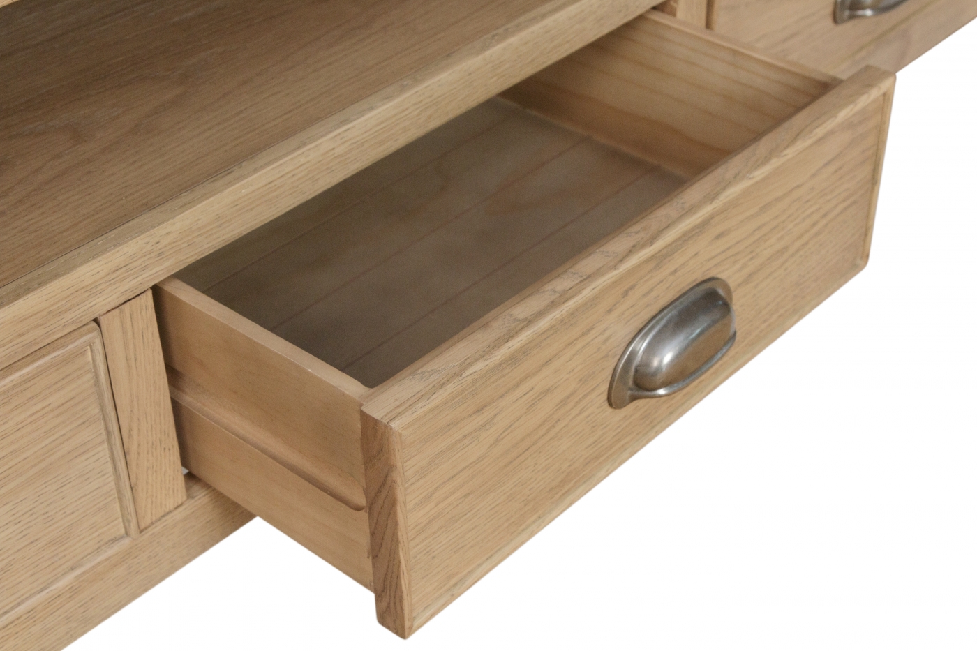 Milby Oak Large Tv Unit, Furniture Traders of Thirsk