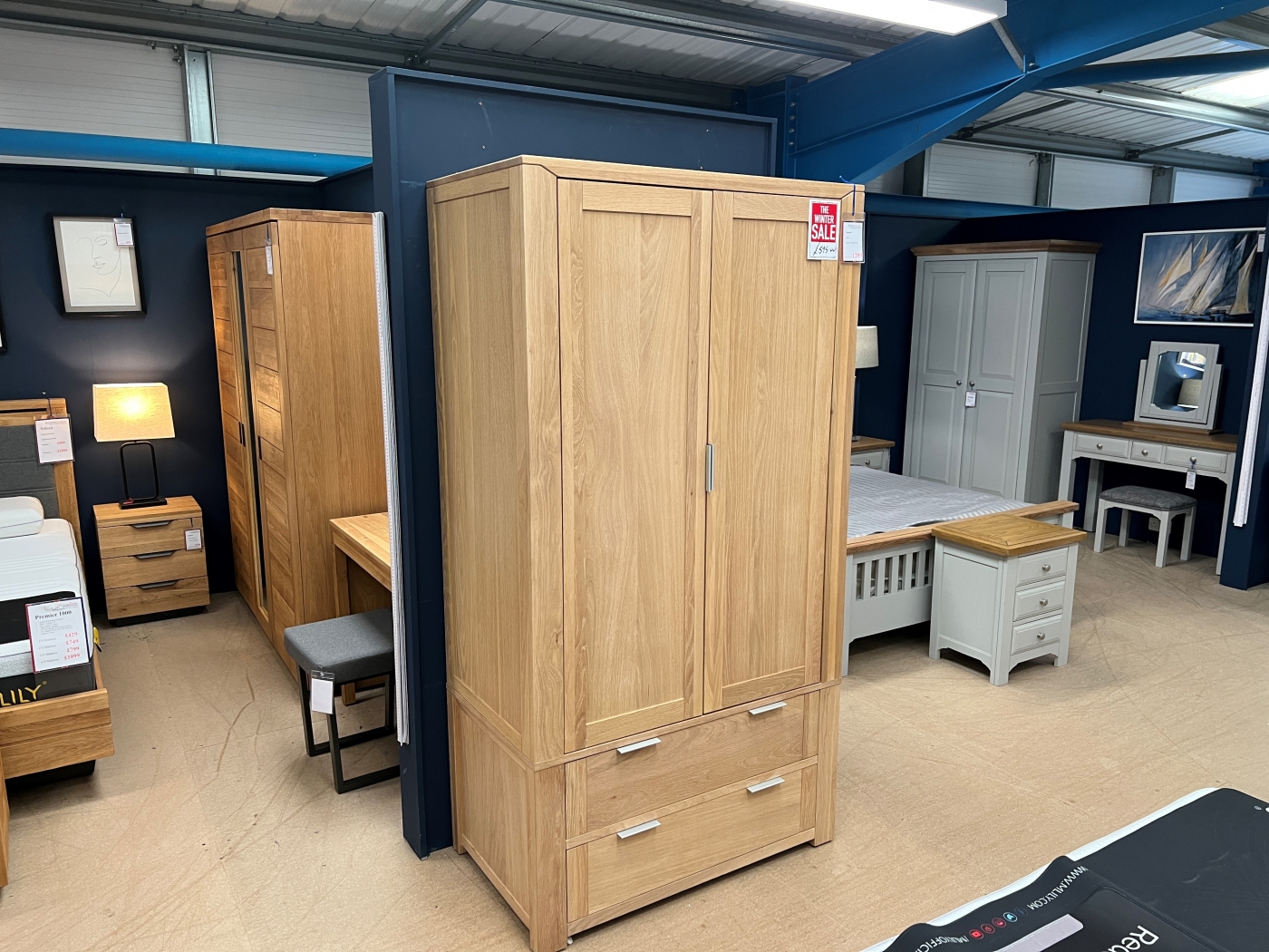 Verona Oak Gents Wardrobe, Furniture Traders of Thirsk