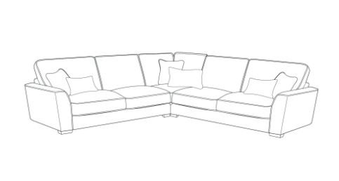 Filey Fabric Large Corner Group