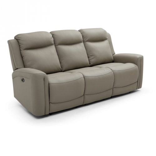 Lazio Leather Recliner 3 Seater