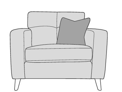 Kirkham Fabric Love Chair