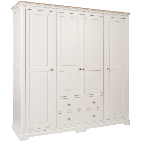 Middleton Painted 4 Door wardrobe