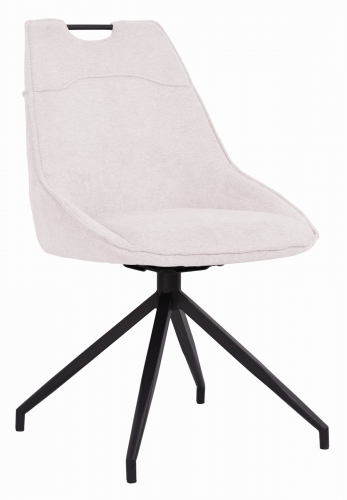 Carlsen Swivel Dining Chair-Natural