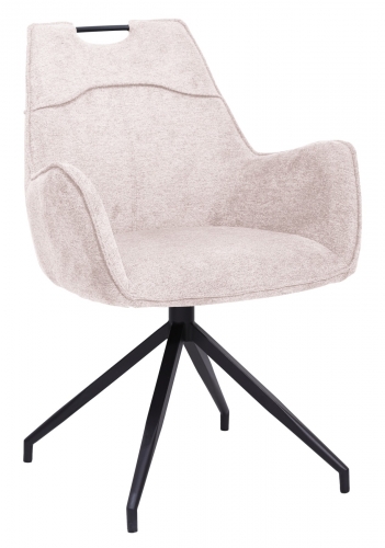 Carlsen Swivel Armchair-Natural