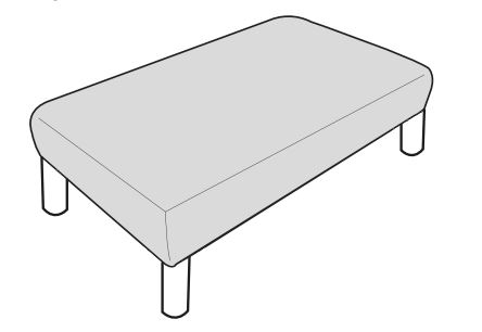Malmo Fabric Footstool
