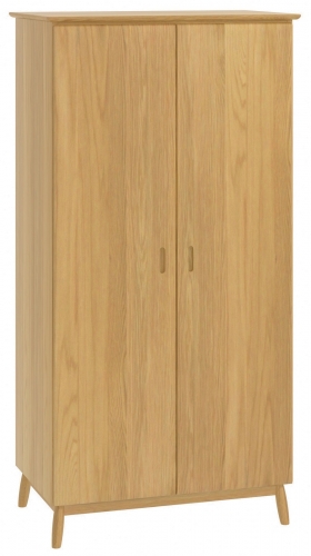 Stockholm Oak 2 Door Wardrobe