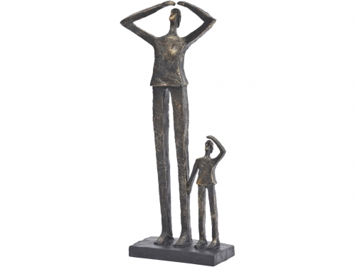 Antique Bronze Gazing pair Sculpture